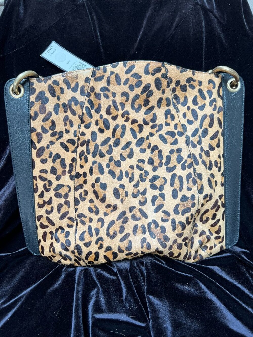 BCBG MAXAZRIA Leopard Print Handbag with tags